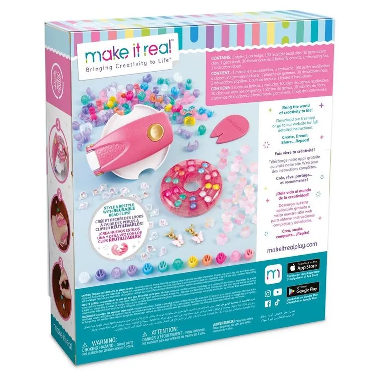 Make it Real, Snap'n Glam, zestaw do stylizacji włosów