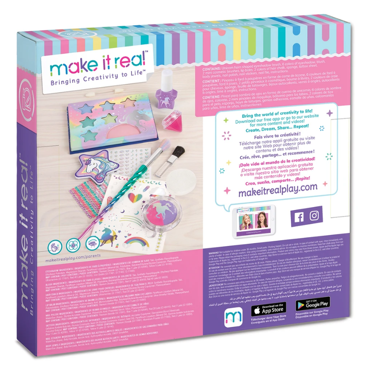 Make it Real, zestaw kosmetyczny z motywem jednorożca