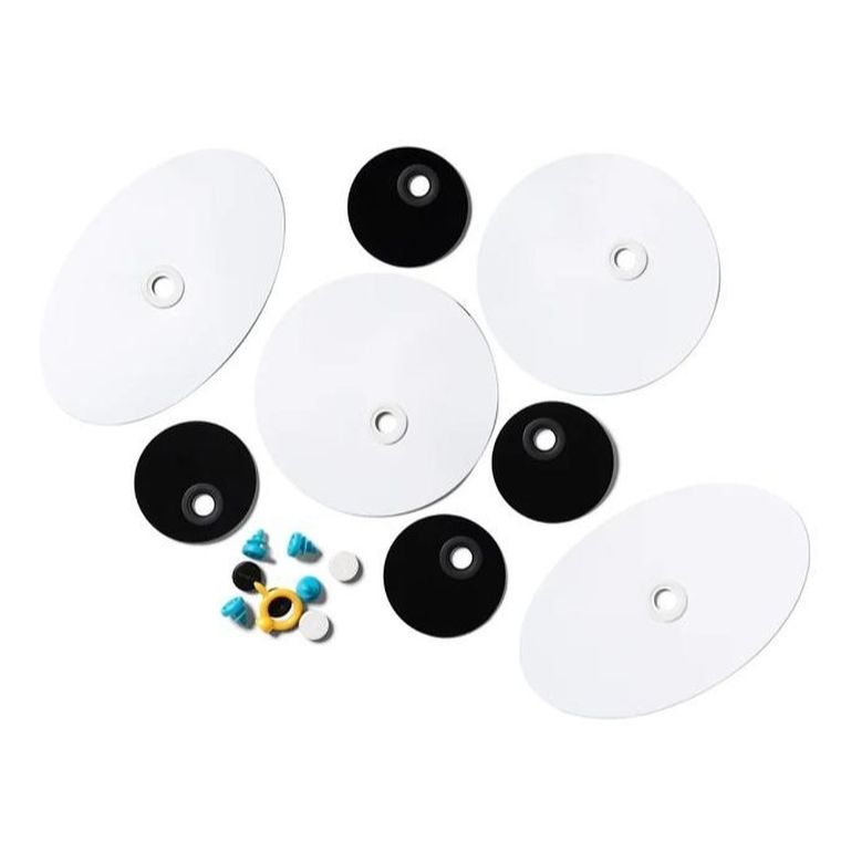 Makedo, Deco-Props, zestaw kreatywnych kształtów dekoracyjnych, Googlies, 21 elementów