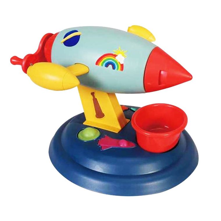 Maksik, ciastolina z akcesoriami, rakieta