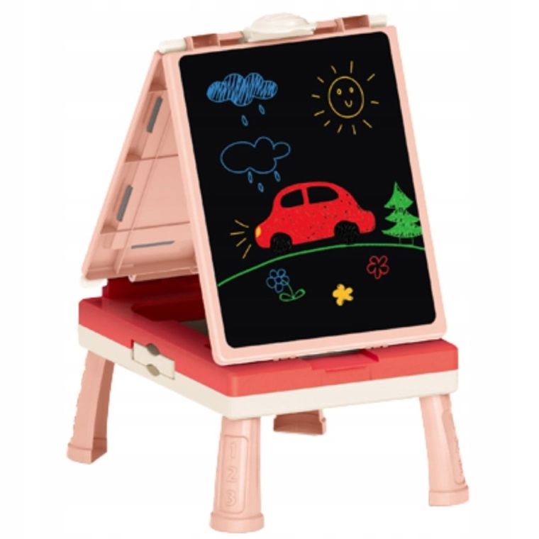 Maksik, dwustronna tablica edukacyjna, magnetyczno-kredowa