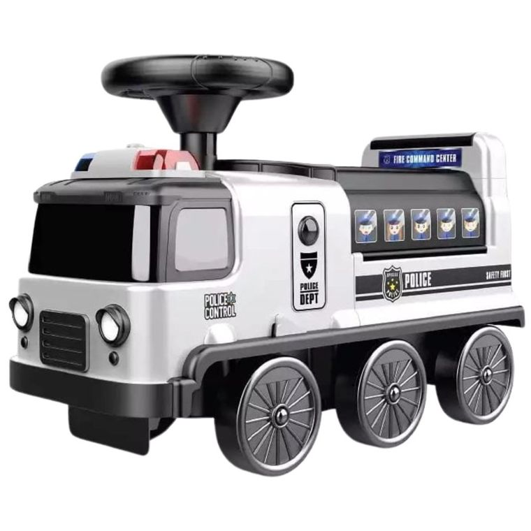 Maksik, jeździk interaktywny, policja, rozkładany tor samochodowy