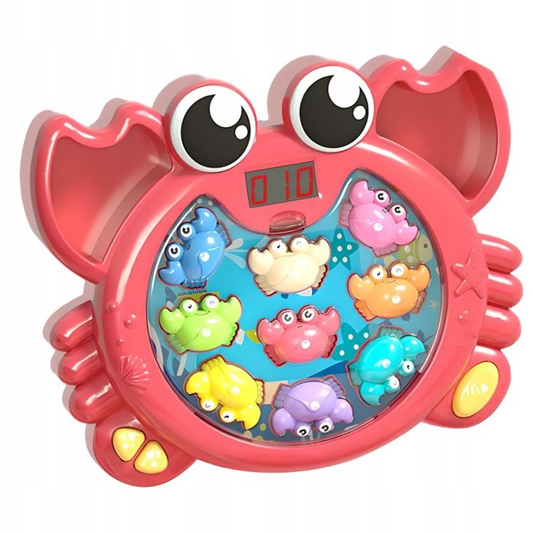 Maksik, krab 2w1, gra zręcznościowa, czerwona