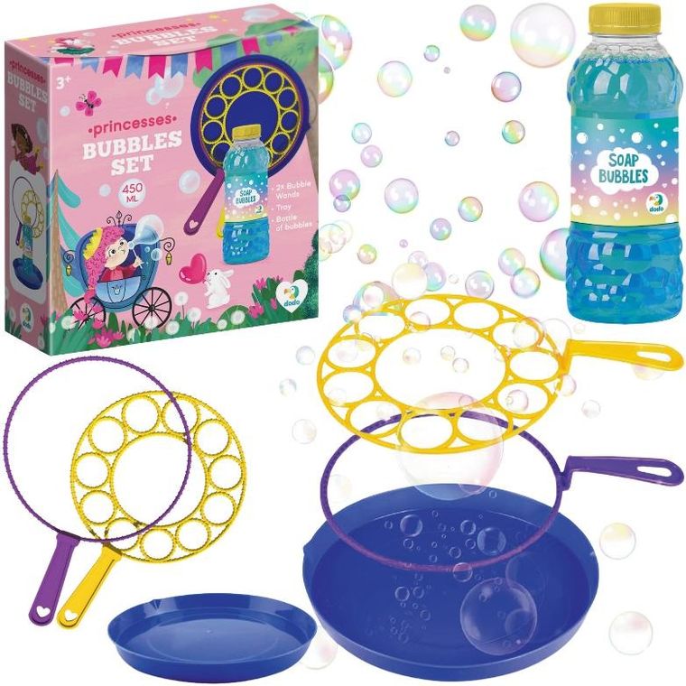 Maksik, Księżniczki, zestaw do baniek mydlanych, 450 ml