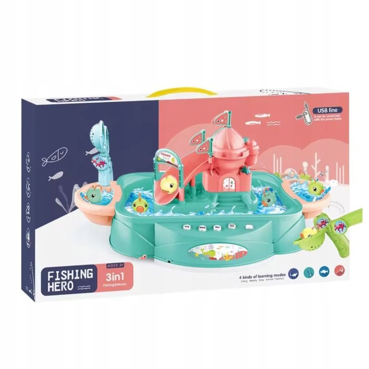 Maksik, łowienie rybek, gra zręcznościowa