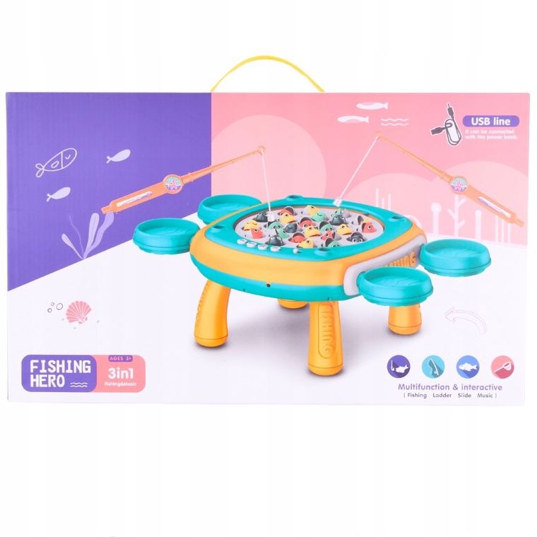 Maksik, łowienie rybek, gra zręcznościowa