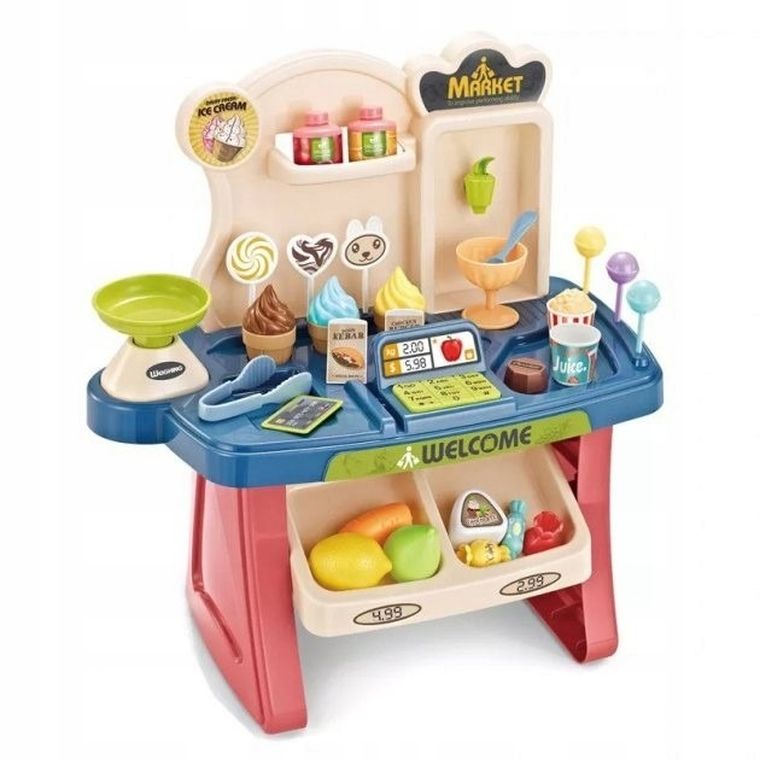 Maksik, mini market, stragan z akcesoriami