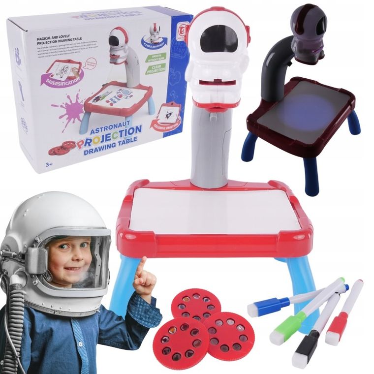 Maksik, projektor do nauki rysowania, kosmos