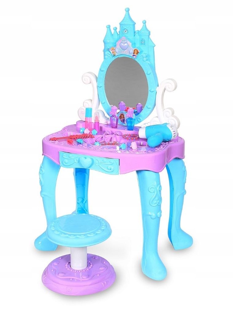 Maksik, toaletka z akcesoriami, różowa