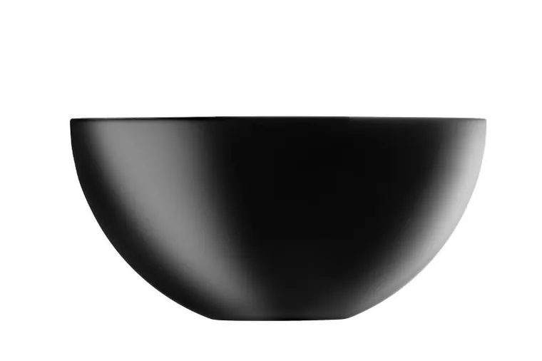 Maku, czarna miska ze stali, 19 cm