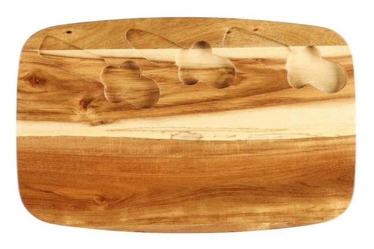Maku, deska do sera z nożami, 36-23 cm
