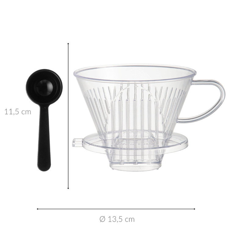 Maku, dripper z tworzywa sztucznego, Ø 13.5 cm