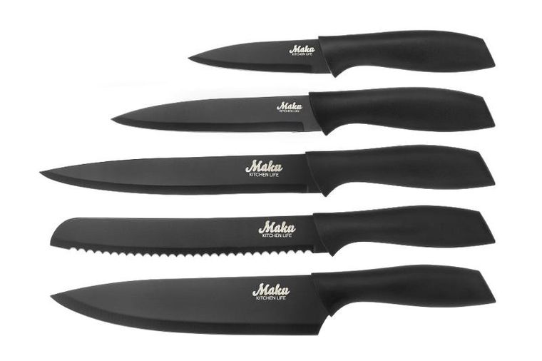 Maku, noże ze stali nierdzewnej, zestaw 5 szt.