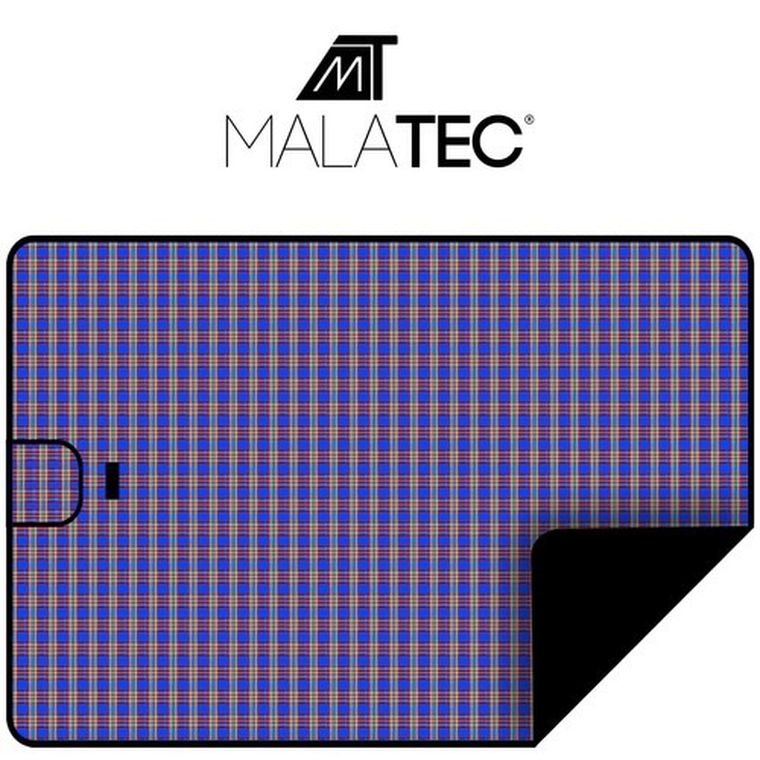 Malatec, mata piknikowa 145-180 basic, niebieska