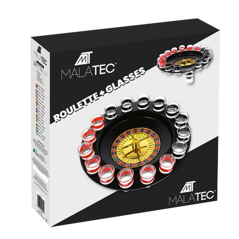 Malatec, ruletka + kieliszki