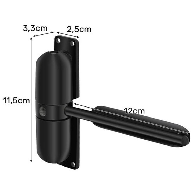 Malatec, samozamykacz do drzwi i furtek,