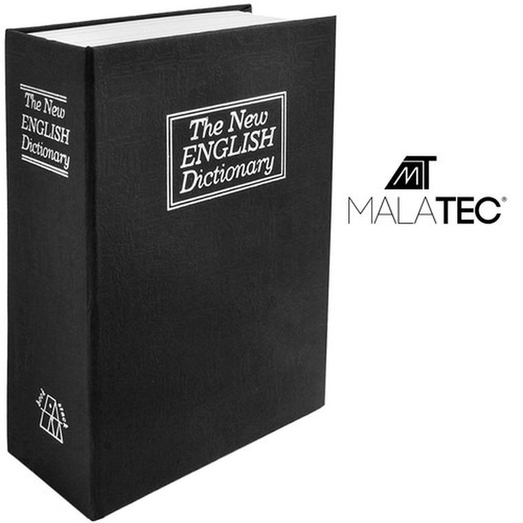 Malatec, sejf-kasetka ukryta w książce, 18 cmx11.5 cm