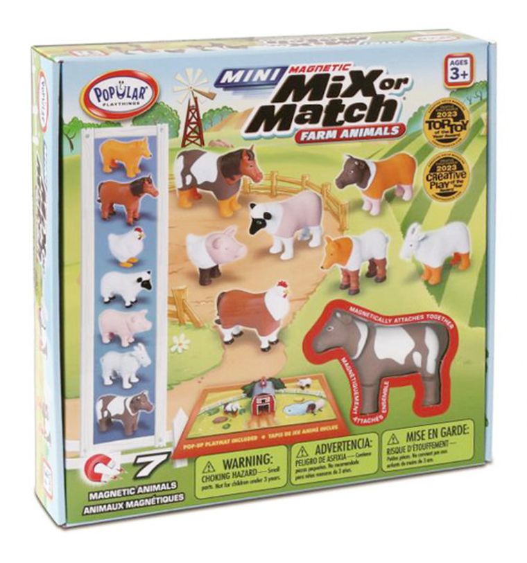 Malik, magnetic mix or match, zwierzęta z gospodarstwa, figurki magnetyczne