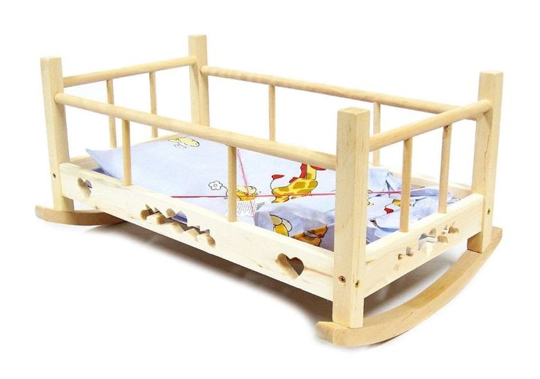 Malimas, kołyska, drewniana