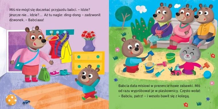 Mały miś zostaje z babcią