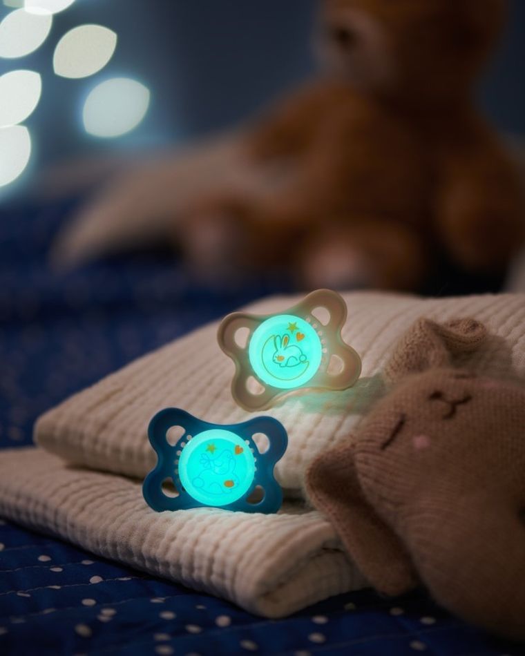 Mam, Night, Planet Love, smoczek uspokajający, 2-6m
