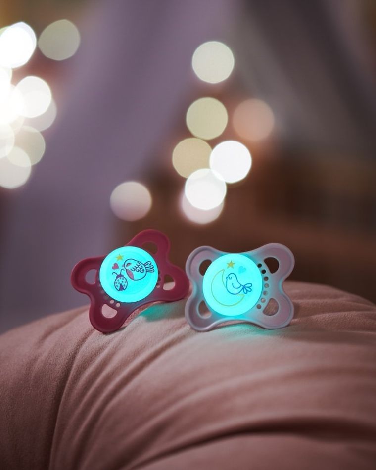 Mam, Night, Planet Love, smoczek uspokajający, 2-6m