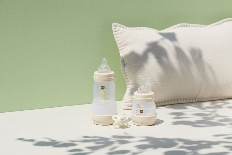 MAM, Perfect Start, butelka antykolkowa, beżowa, 160 ml