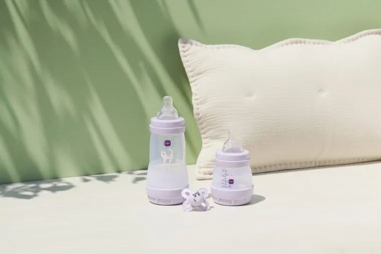 MAM, Perfect Start, butelka antykolkowa, liliowy, 260 ml