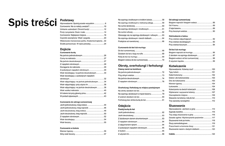 Manewry w porcie jachtami motorowymi krok po kroku