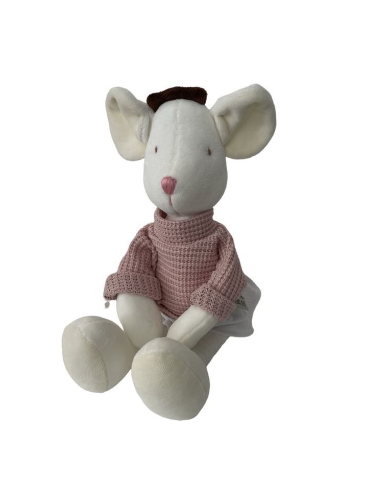 Manufaktura Misia, myszka Stefania, rozmiar S, ecru/welur