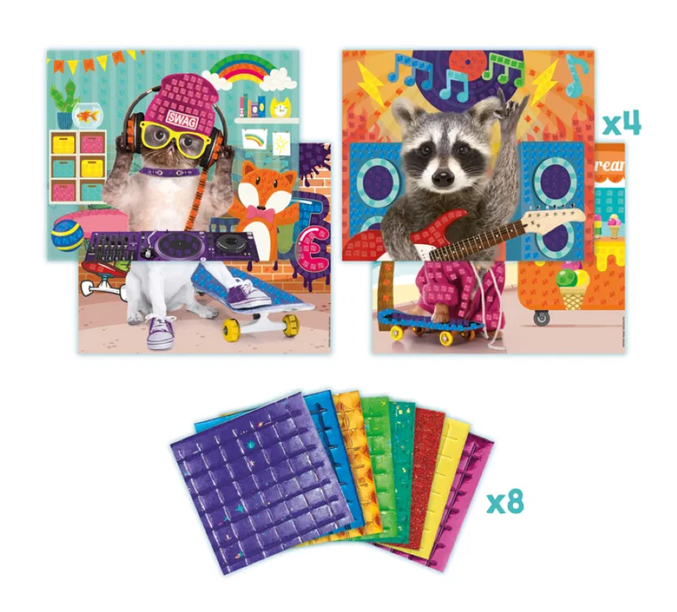 Maped Creativ, Fotomozaiki, zwierzaki fajniaki, zestaw kreatywny