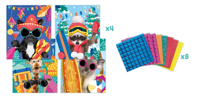 Maped Creativ, Fotomozaiki, zwierzaki podróżniaki, zestaw kreatywny