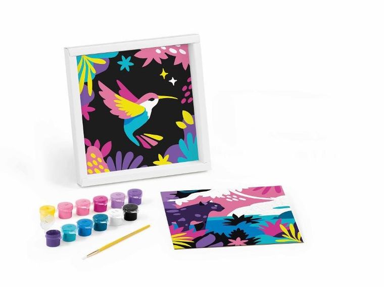 Maped Creativ, malowanie po numerach, Lepard i Ptaszek