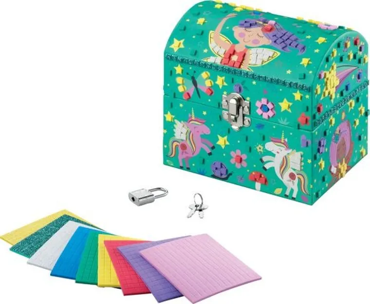 Maped Creativ, mozaiki, sekretny kuferek na biżuterię do ozdabiania
