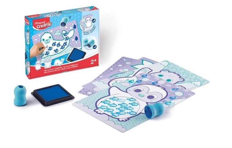 Maped, Creativ, stemplowane zwierzątka, stemple, tusz