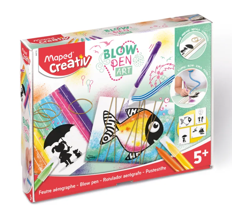 Maped Creativ, String'art, flamastry dmuchane, 6 szt.