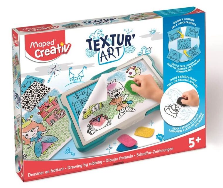 Maped Creativ, Textur'Art, tablica do odrysowywania, zestaw artystyczny