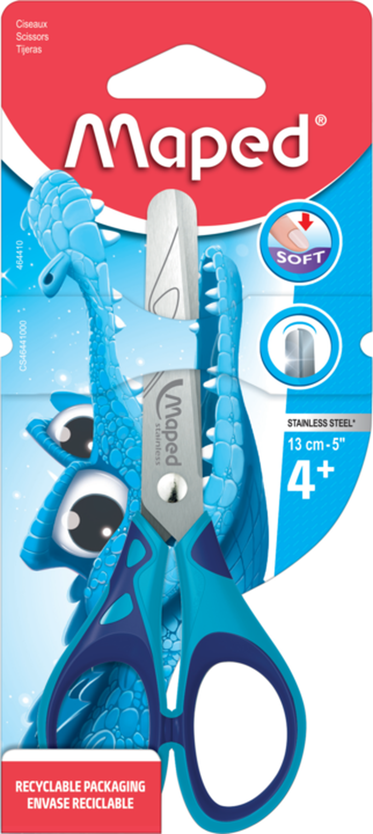 Maped, Essentials Soft, nożyczki, 13 cm