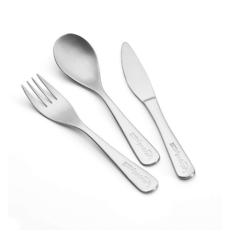 Maped, Picnik Kids, zestaw sztućców, różowe etui