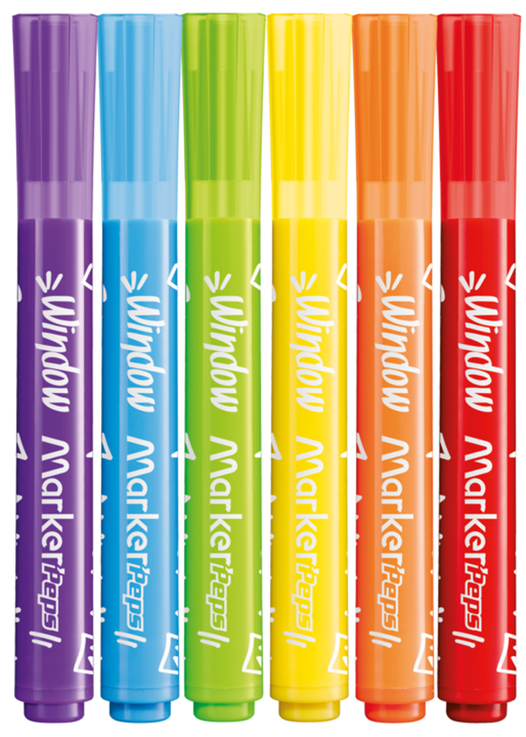 Maped, Window MarkerPeps, flamastry do szyb, 6 szt.