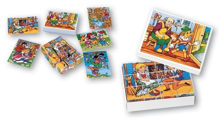 Marek, klocki obrazkowe, 6 obrazków