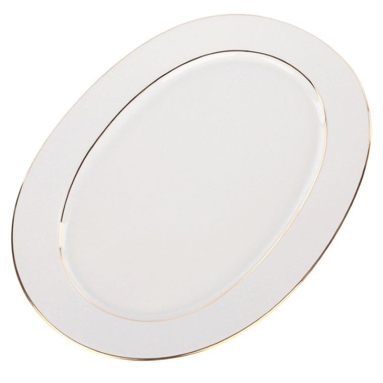 MariaPaula, Klasyka, Złota Linia, półmisek owalny, 33 cm