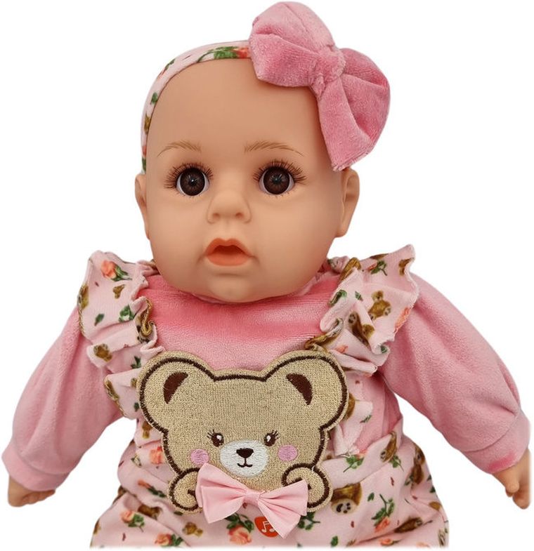 Mario, interaktywna lalka bobas, miś, 45 cm