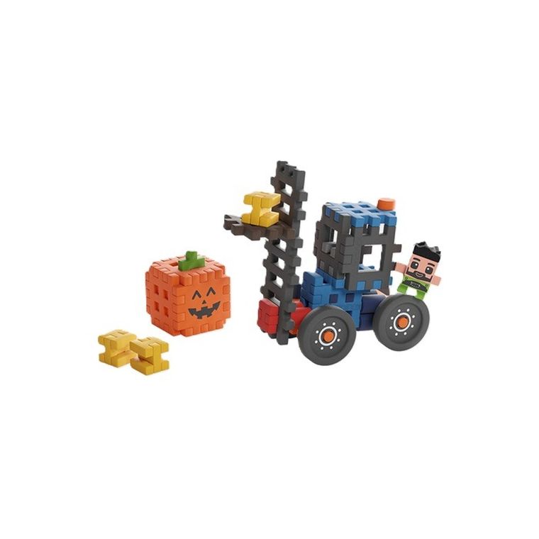 Marioinex, Mini Waffle, Farmer, Wózek widłowy, klocki konstrukcyjne, 50 elementów