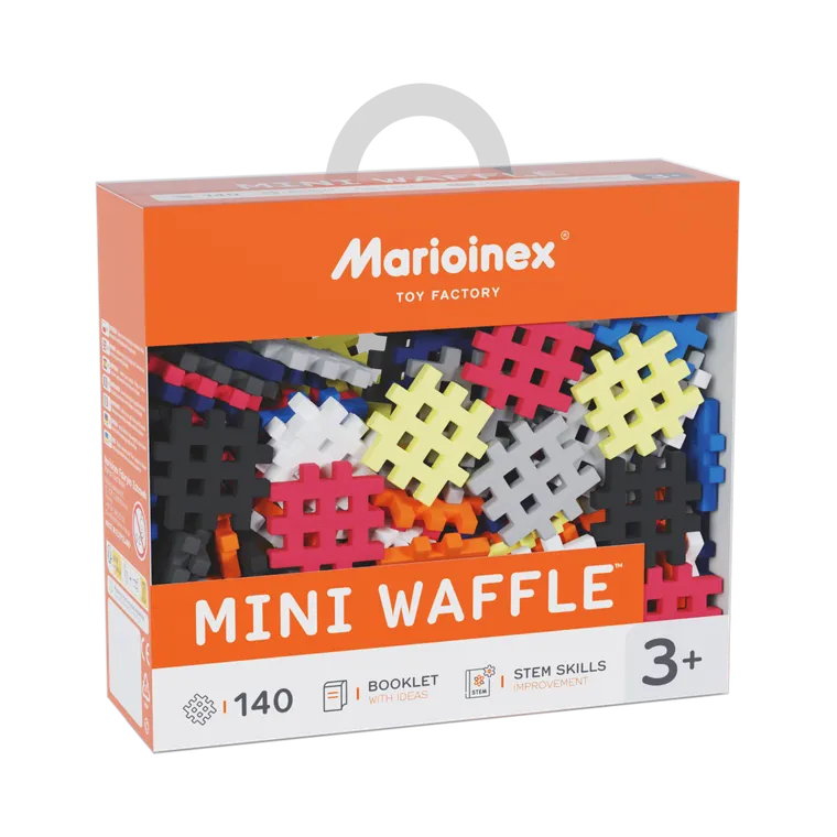 Marioinex, Mini Waffle, klocki konstrukcyjne, 140 elementów