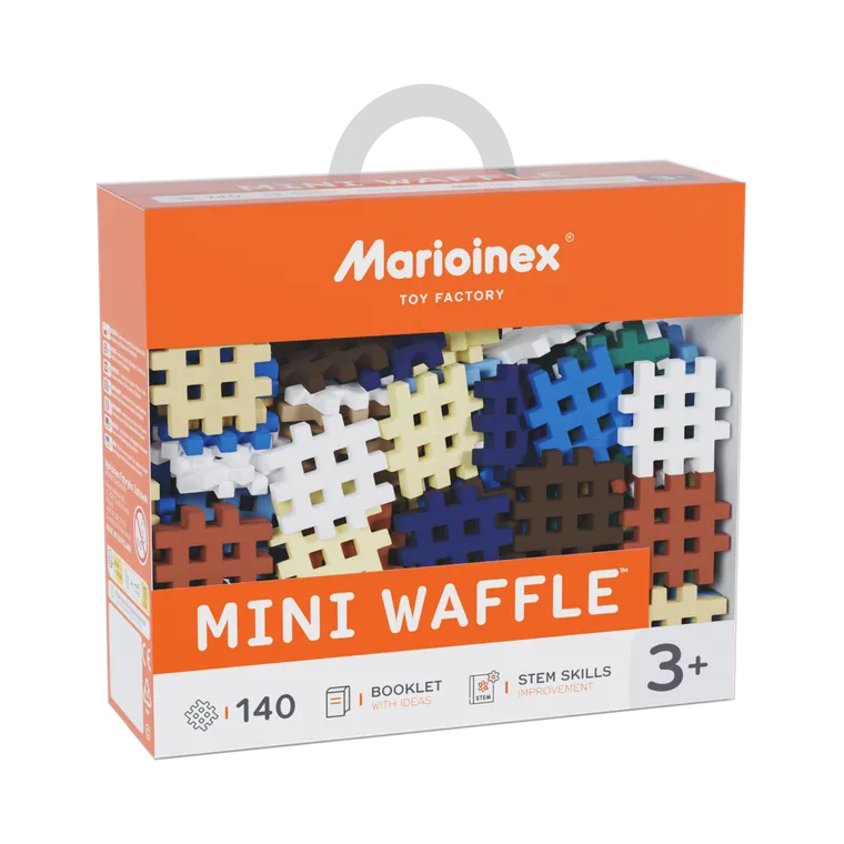 Marioinex, Mini Waffle, klocki konstrukcyjne, 140 elementów