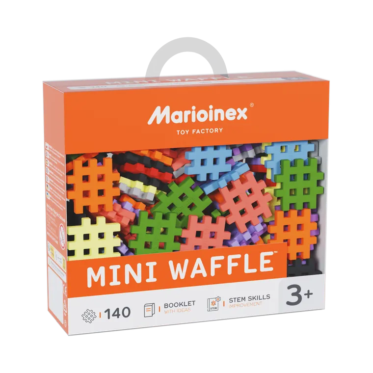 Marioinex, Mini Waffle, klocki konstrukcyjne, 140 elementów