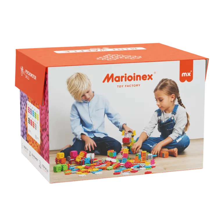 Marioinex, Mini Waffle, klocki konstrukcyjne, 500 elementów