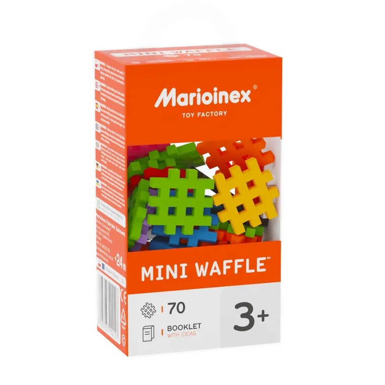 Marioinex, Mini Waffle, klocki konstrukcyjne, 70 elementów