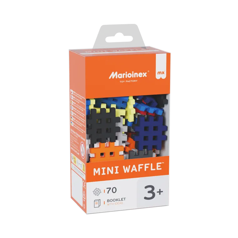 Marioinex, Mini Waffle, klocki konstrukcyjne, 70 elementów
